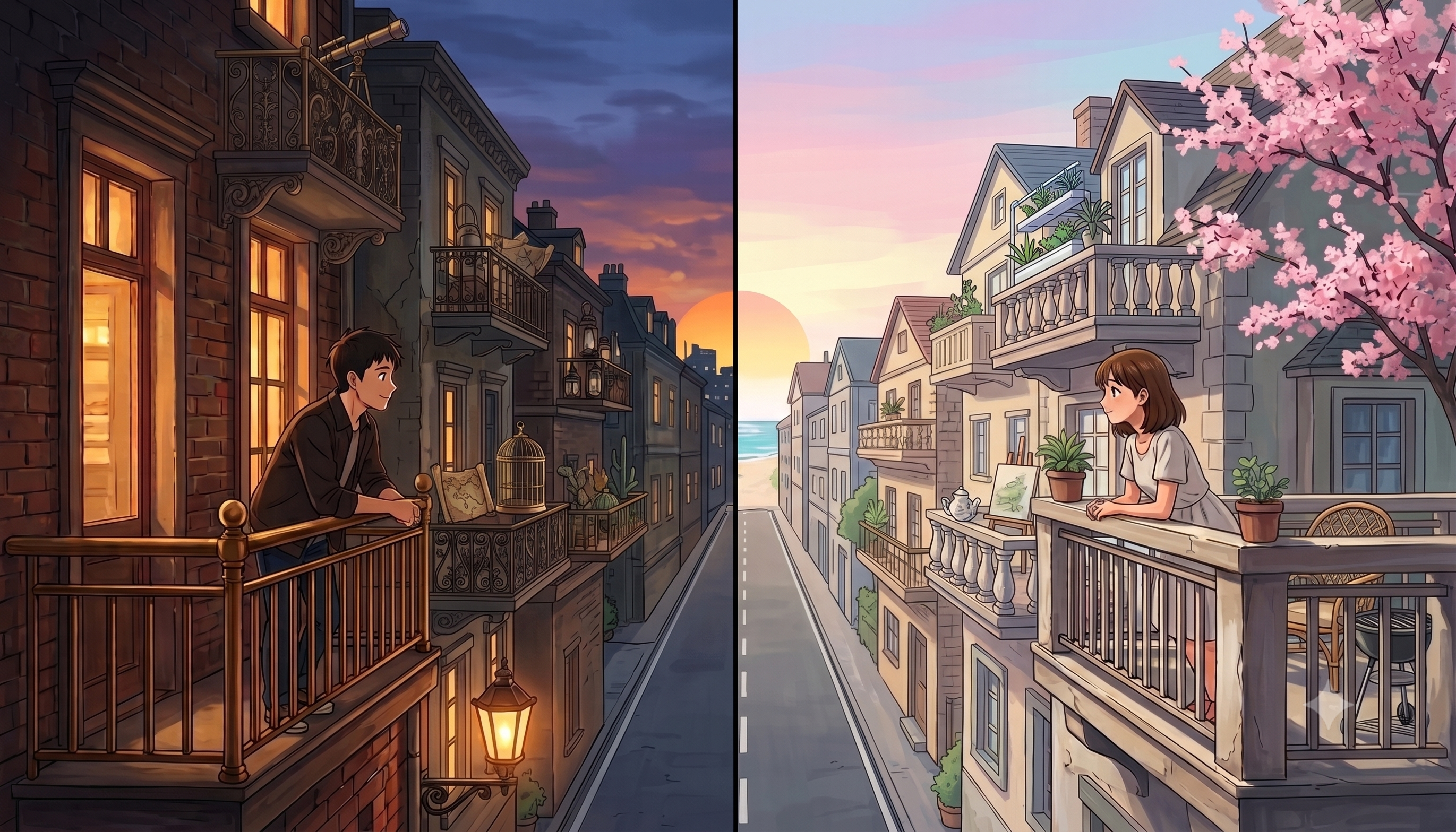 NETD4TE AI dating app - Neon couple art